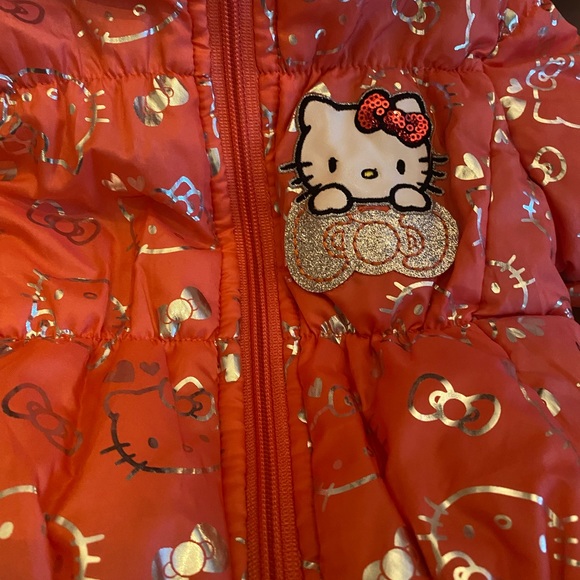 Toddler Girls Winter Hooded Coat - Picture 2 of 6